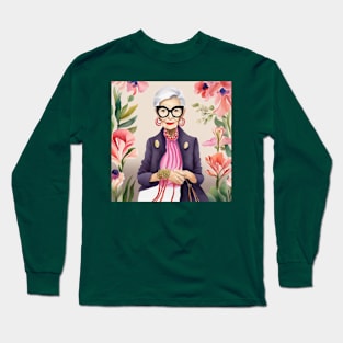 Iris Apfel Long Sleeve T-Shirt